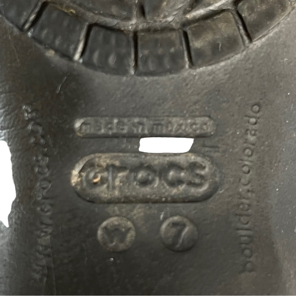 Crocs Kadee Malindi Black Ballet Flats Slip On Rubber Comfort Lightweight 7 - Picture 12 of 12